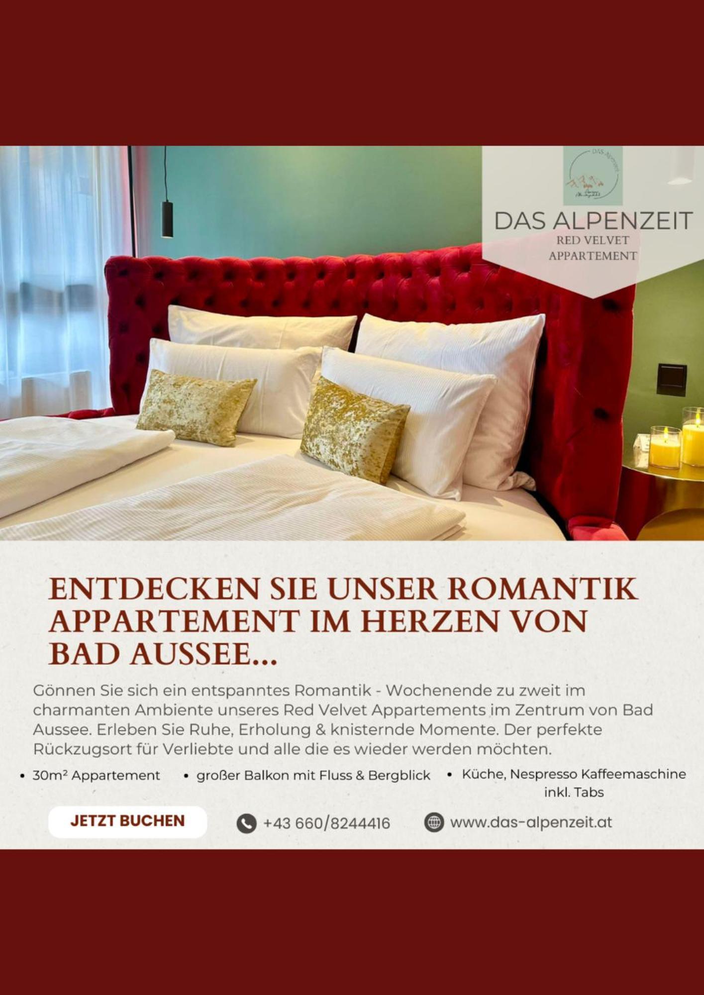 Das Alpenzeit Appartement Mit Just Private Terrasse (Adults Only) Bad Aussee Exterior photo